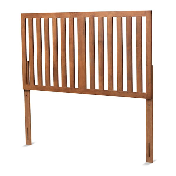 Baxton Studio Oren Modern and Transitional Ash Walnut Finished Wood Full Size Headboard 181-11135-Zoro - main